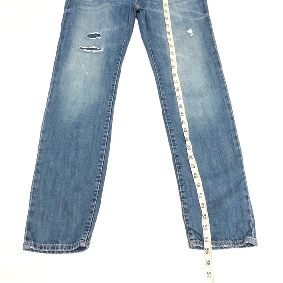 Gap Kids Distressed Denim Bib Overalls EUC Kid's XXL Regular - Picture 7 of 8